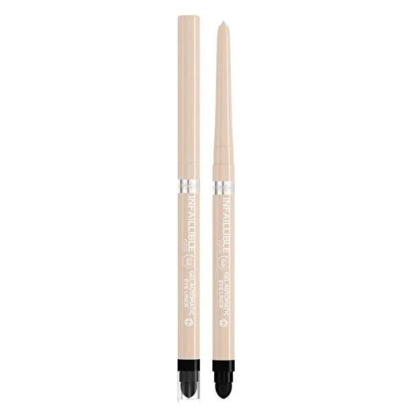 L'Oréal Paris Infaillable Automatic Eyeliner - Long-Lasting, Waterproof, Smudge-Proof Makeup for Dramatic Eye Look