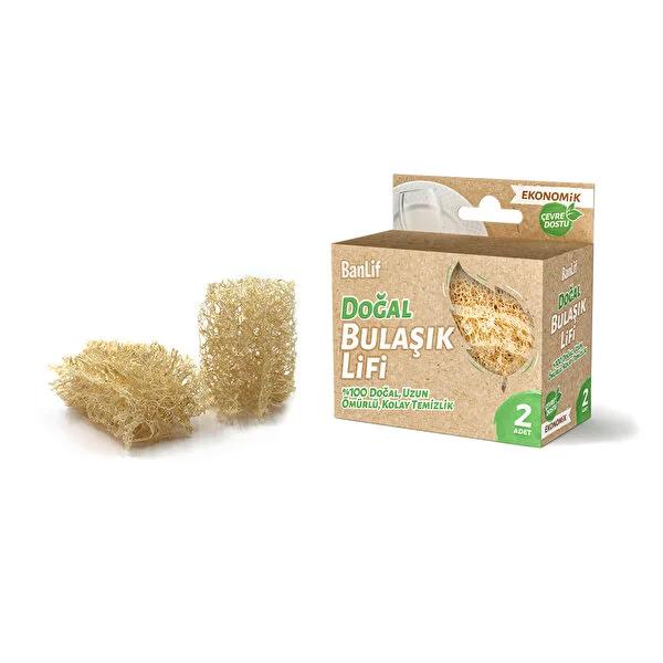 Balmy 100% Natural Dish Sponge - Eco-Friendly, Long-Lasting, Easy Clean Sponge for Household Cleaning