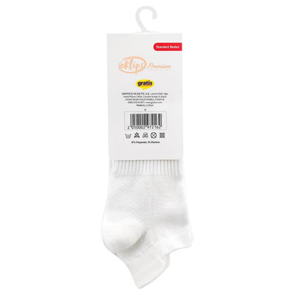 Eklips Premium Micro White Socks Breathable 2-Pack