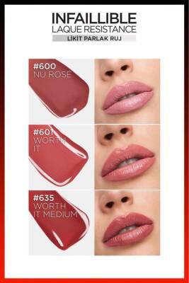 L'Oreal Paris Infaillible Le Nu Rose Liquid Lipstick: High-Shine, Long-Lasting Color & Comfortable Wear