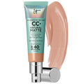CC+ Cream Natural Matte Foundation with SPF 40 - Full Coverage, Non-Comedogenic, Vegan Formula