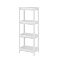 Decobella 4-Tier Bathroom Storage Rack - Maximize Space, Easy Install, Durable Plastic