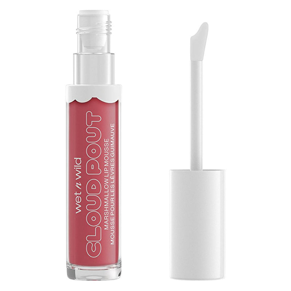 Wet n Wild Cloud Pout Marshmallow Lip Mousse - Soft Matte Lip Color, Moisturizing & Nourishing