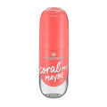 Essence Nail Polish 52 Coral Me Maybe Vegan - Quick Drying, Gel Finish, Cruelty-Free