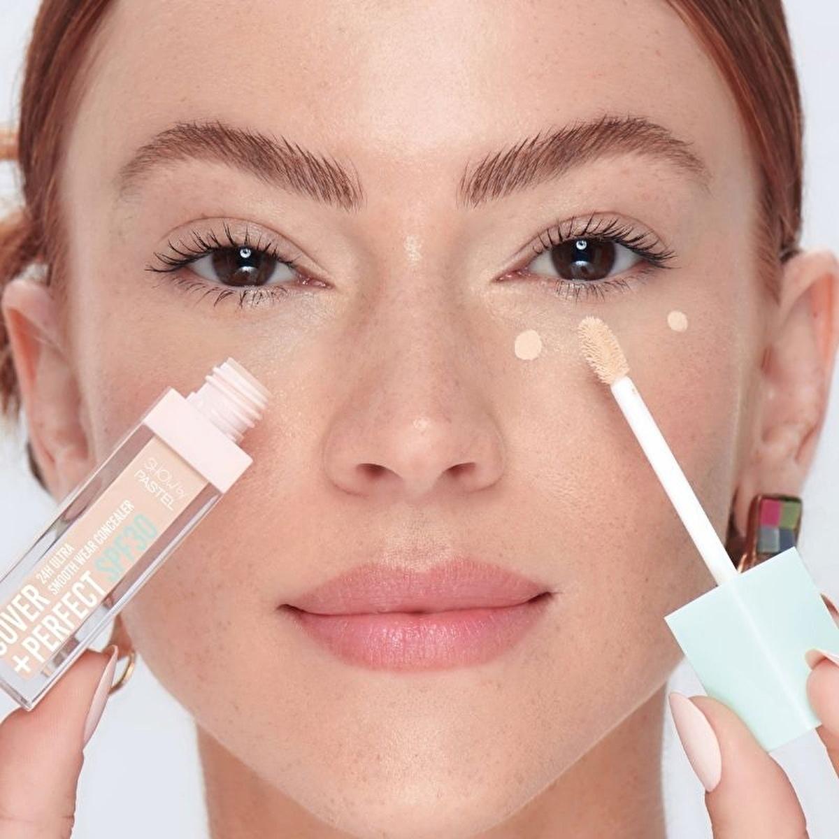 Show by Pastel Cover+Perfect Concealer SPF30 - High Coverage, Moisturizing, Long Lasting - Blemish & Dark Circle Concealer - 301 Fair