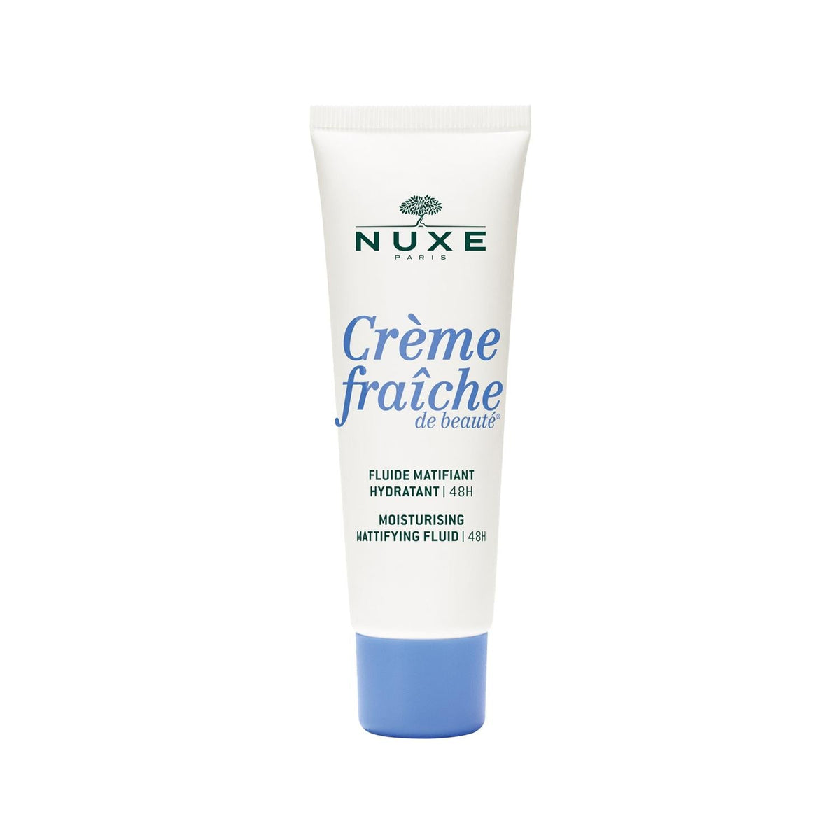 Nuxe Creme Fraiche 48-Hour Moisturizing Cream - Lightweight Hydration for Dry Skin, 1.69 fl oz