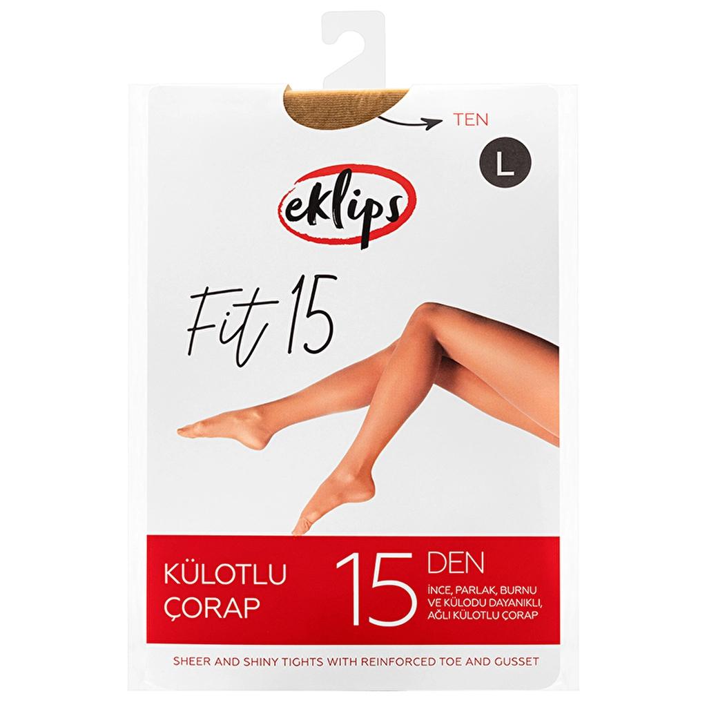 Eklips Nude Pantyhose Comfortable Sheer Tights Size L