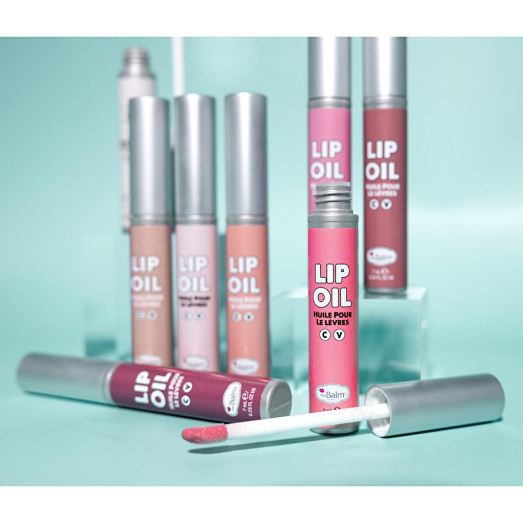 theBalm Take The High Rose Lip Oil: Hydrating High Shine, Non-Sticky Lip Gloss Alternative - Light Color & Premium Quality
