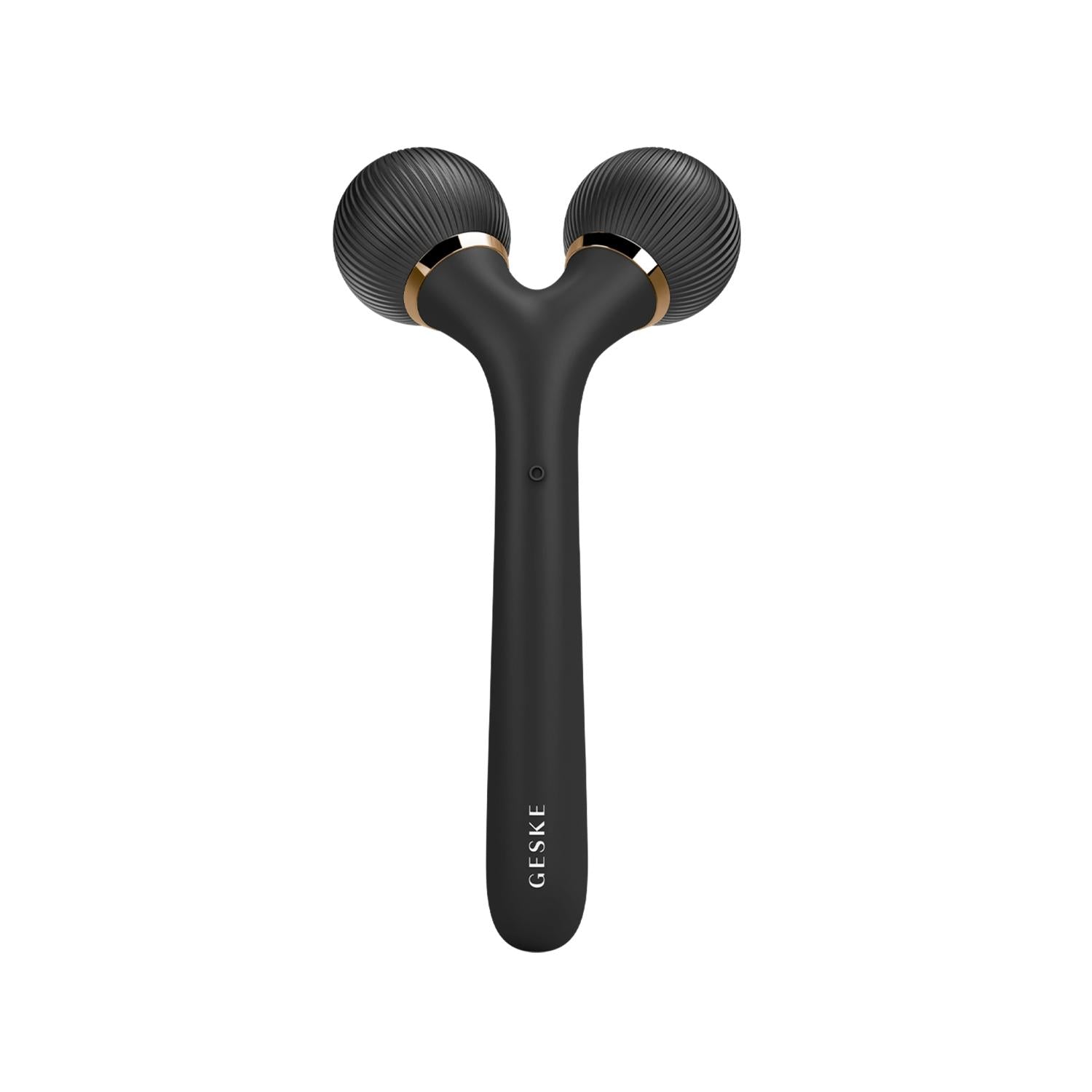 Geske Vibrating Facial & Body Roller Device - Black - Improves Skin Health & Appearance