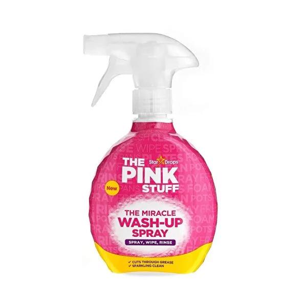 The Pink Stuff Miracle Dish Soap Spray - Grease Remover & Kitchen Cleaner for Sparkling Dishes - 16.91 fl oz