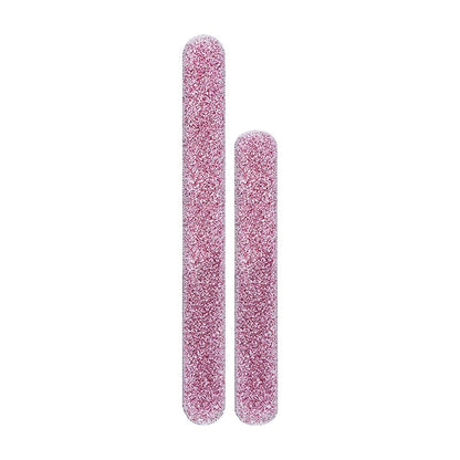 Eklips Glitter Glass Nail File Set for Smooth Nails 2-Pack
