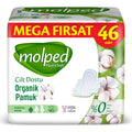 Molped Pure & Soft Normal Sanitary Pads Mega Pack 46 Count