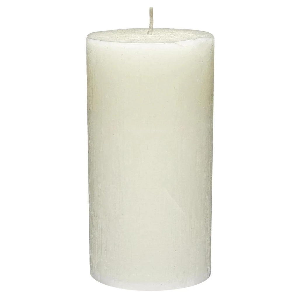 RubinLicht Rustic Pillar Candle in Champagne 100x50mm