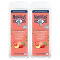 Le Petit Marseillais Peach Shower Gel Set - 2 x 400ml Bottles - Natural & Moisturizing for Gentle Skin Cleansing