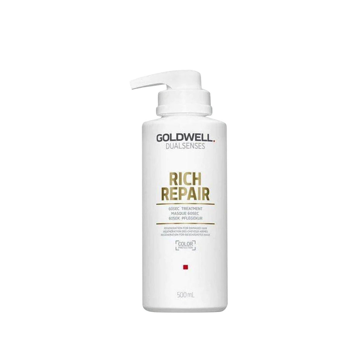 Goldwell Dualsenses Rich Repair 60Sec Treatment - Quick 1-Minute Hair Repair & Nourishment for Damaged Hair
