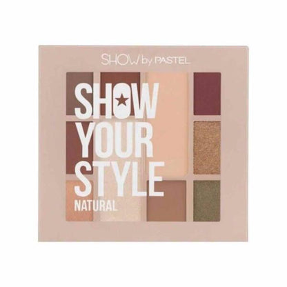 Pastel Show Your Style Eyeshadow Set - Natural No:464, 10 Shade Palette - Blendable, Pigmented, Long-Lasting Neutral Colors for Everyday Makeup