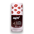 MOV Cherry Red Lip and Cheek Tint: Long-Lasting, Highly Pigmented, Natural Looking Color for Lips & Cheeks