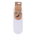Eklips Single Bamboo No-Show Socks in White