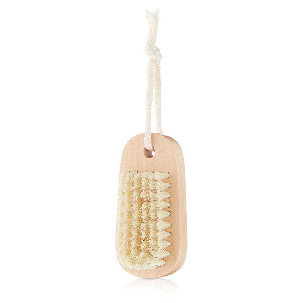 Eklips Wooden Nail Brush - Gentle Nail Cleaning Brush for Manicures & Pedicures | Portable Nail Care Tool