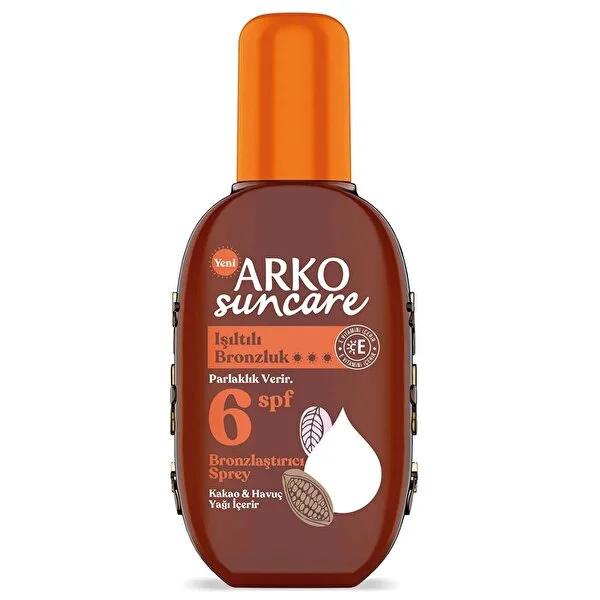 Arko Tanning Spray SPF 6 - Bronzla_tõrõcõ Sprey for Sun-Kissed Skin with UV Protection