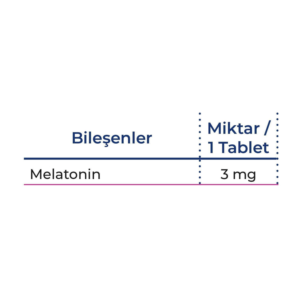 PF ProMela Melatonin Supplement 3mg - 60 Tablets for Sleep Regulation and Support