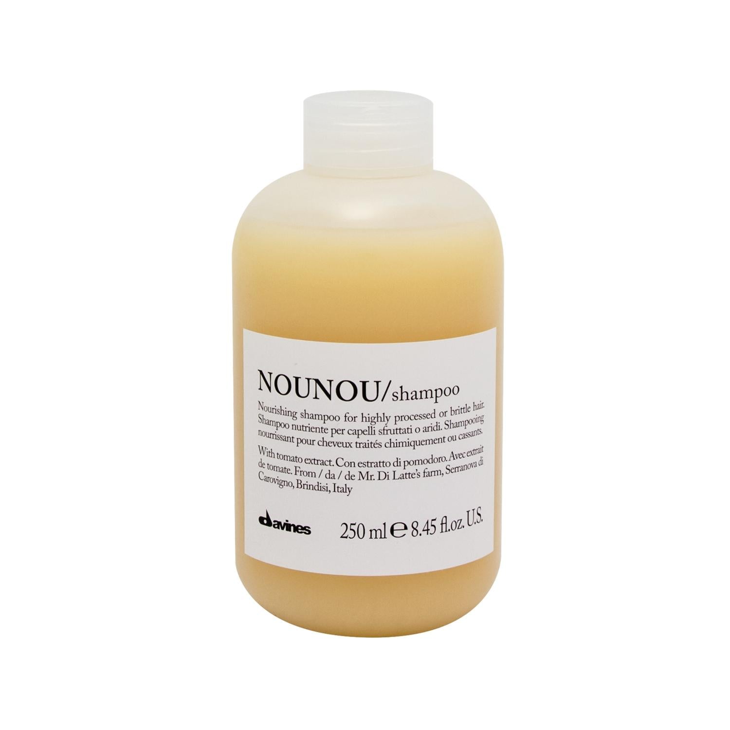 Davines Nourishing and Protective Shampoo - 250ml - Moisturizing Hair Care for Dry or Damaged Hair