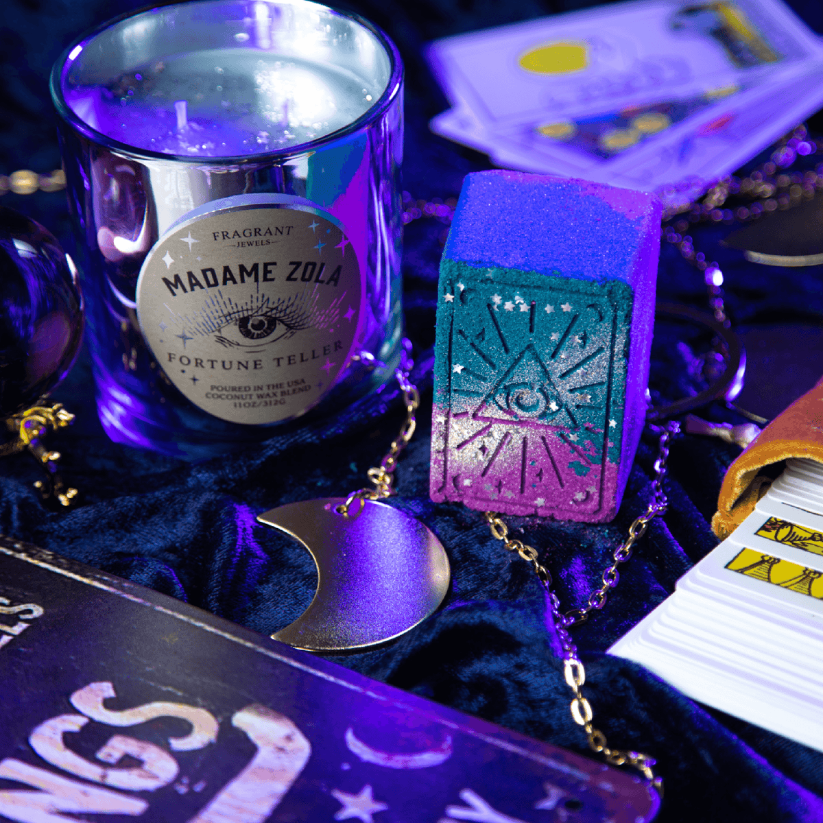 Madame Zola Fortune Teller - Jewel Candle