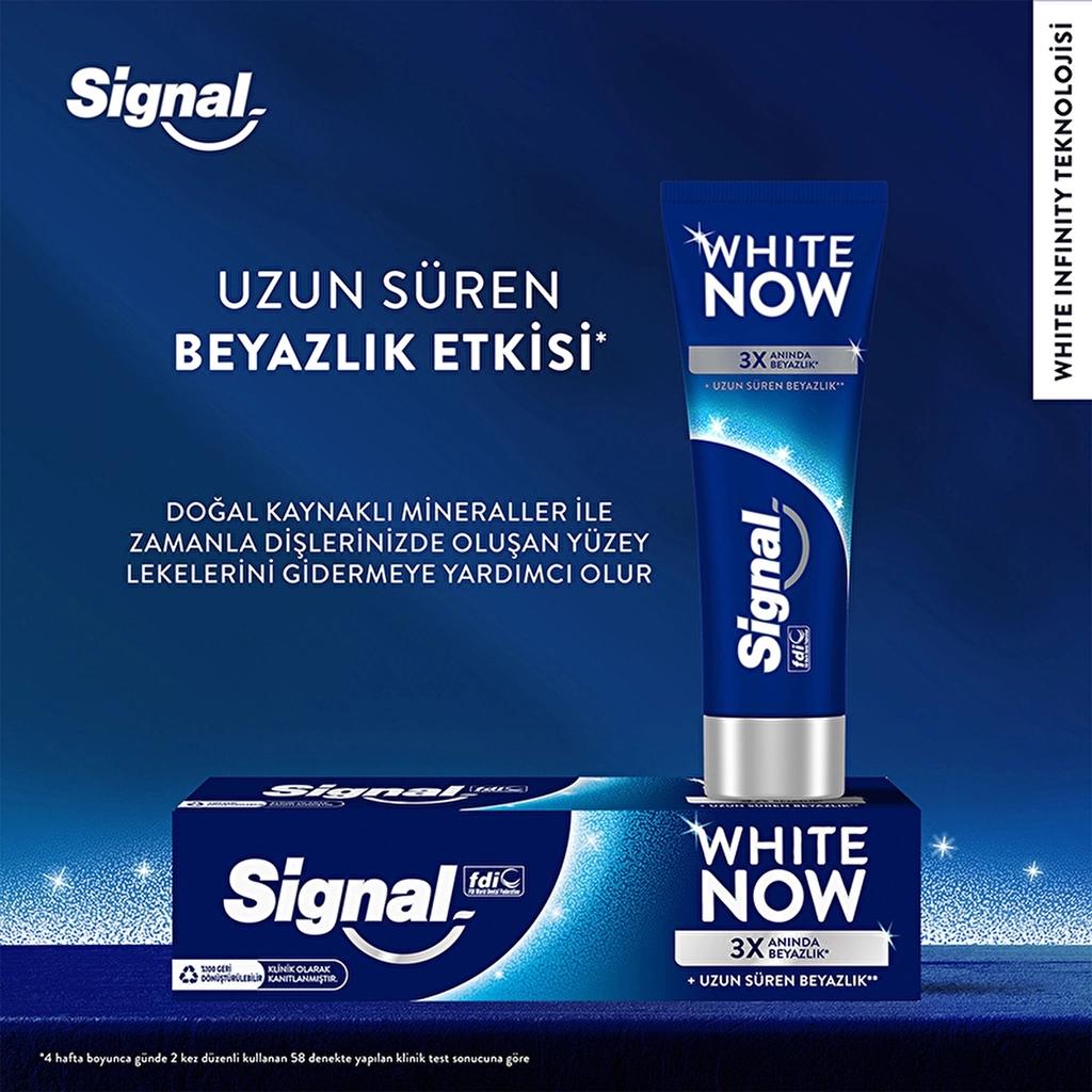 Signal White System & White Now Original Toothpaste Set 2x75ml