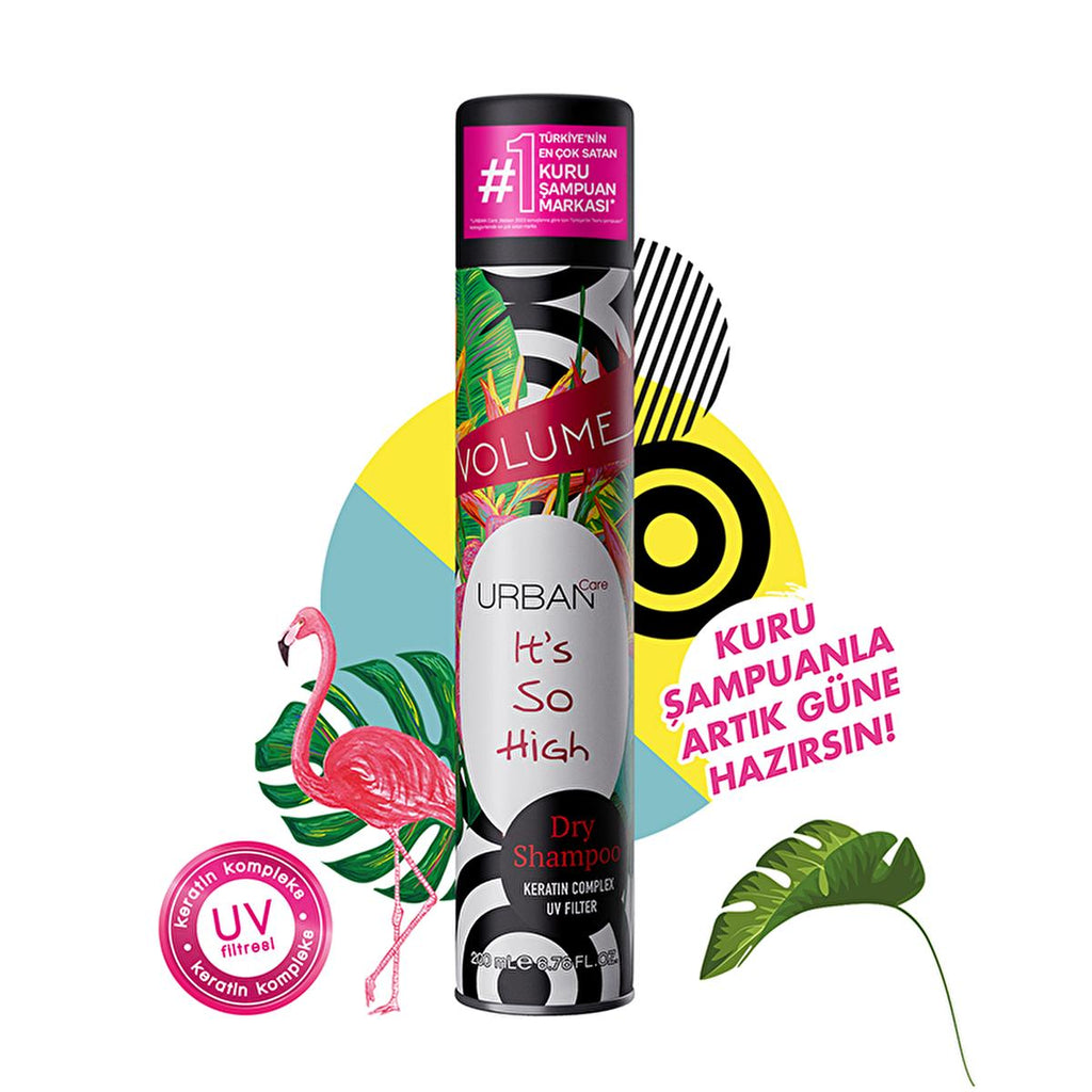 Urban Care Its So High Volumizing Dry Shampoo - Oil Absorbing, Hair Refresher & Instant Cleanser for Oily Hair - Adds Volume & Body