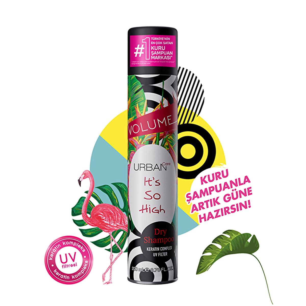 Urban Care Its So High Volumizing Dry Shampoo - Oil Absorbing, Hair Refresher & Instant Cleanser for Oily Hair - Adds Volume & Body