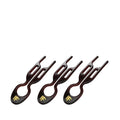 Fiona Franchimon No. 1 Hairpin Brown Hair Styling Pins 3-Pack