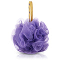 Eklips Purple & Yellow Ribbon Bath Loofah - Machine Washable Loofah for Hygienic Bathing