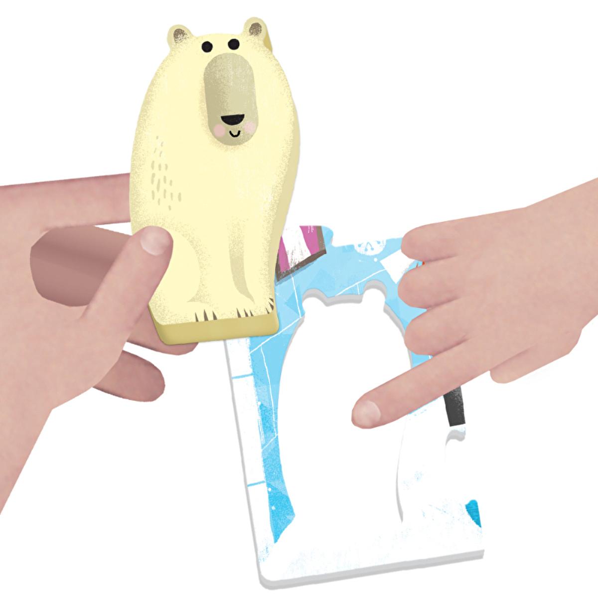 Headu Montessori Educational Puzzle for Toddlers - Wooden Farm Animal Shapes for Cognitive Development (2-4 Years)