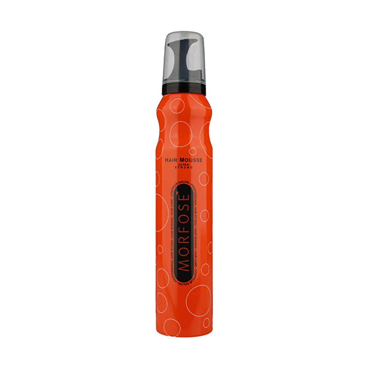 Morfose Ultra Strong Hair Styling Mousse - 6.76 fl oz - Strong Hold, Multivitamin Enriched, Non-Residue Formula