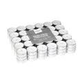 Rubin Licht White Tealight Candles 4-Hour Burn 90-Pack