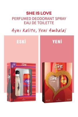 She Love Perfume & Deodorant Set for Women: Long-Lasting Fragrance, Alcohol-Free, Refreshing Daily Use (6.76 fl oz Total)