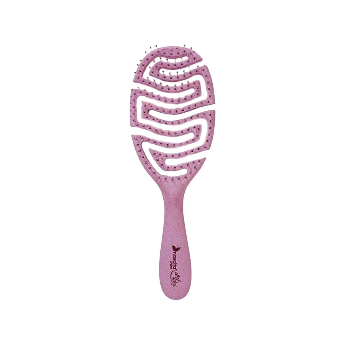Nascita 3D Recyclable Hair Brush - Pink Detangling Brush for Effective Hair Care