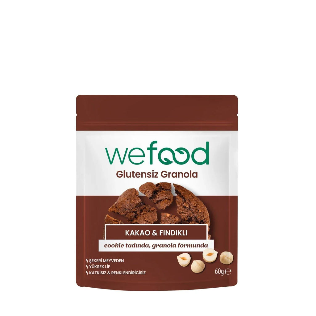 Wefood Gluten-Free Cocoa & Hazelnut Granola 60g