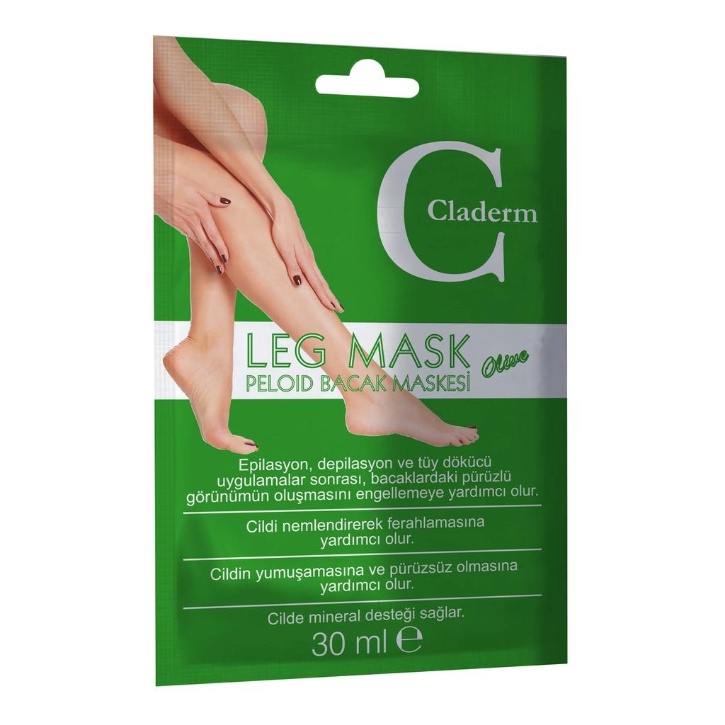 Claderm Clay Olive Leg Mask for Smooth Skin 30 ml