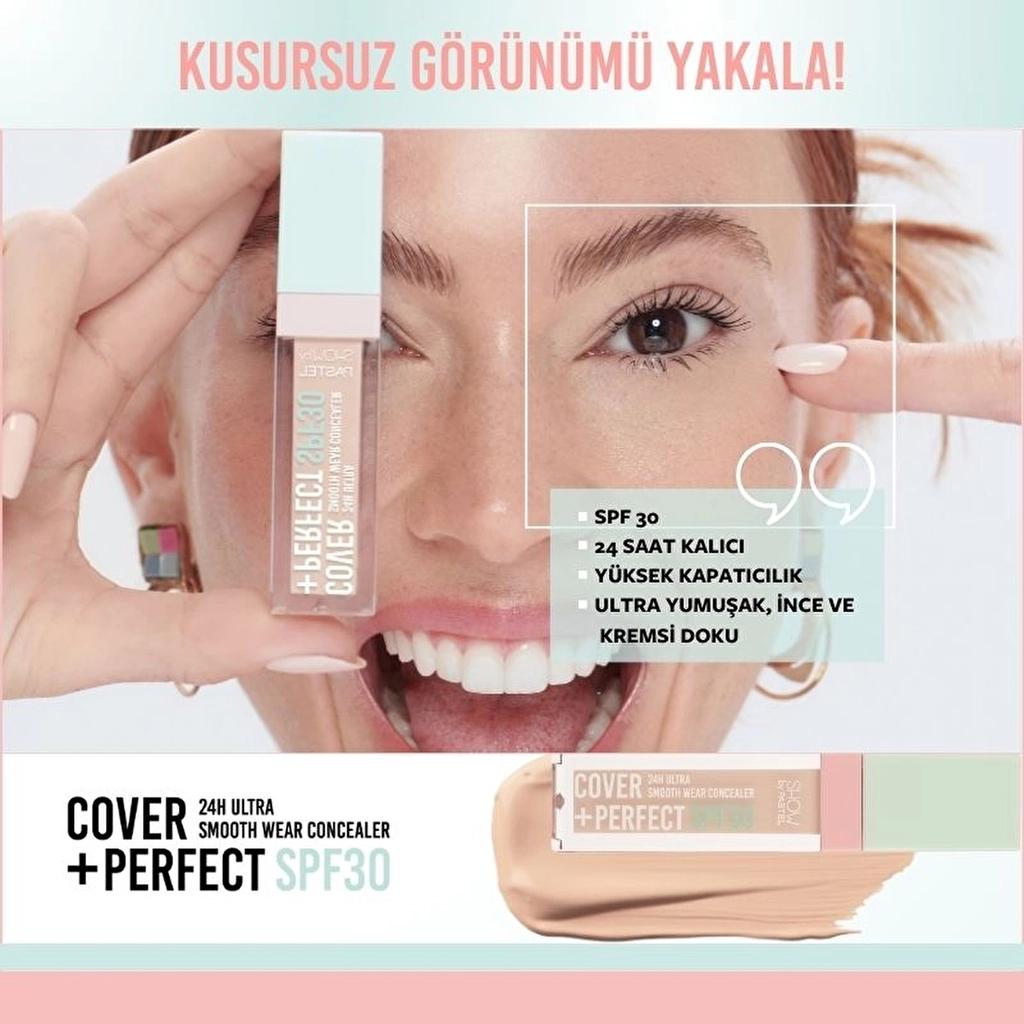 Show by Pastel Cover+Perfect SPF30 Concealer 303 Baby Powder
