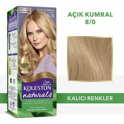 Wella Koleston Naturals Hair Dye - Long-Lasting Color with Coconut Oil