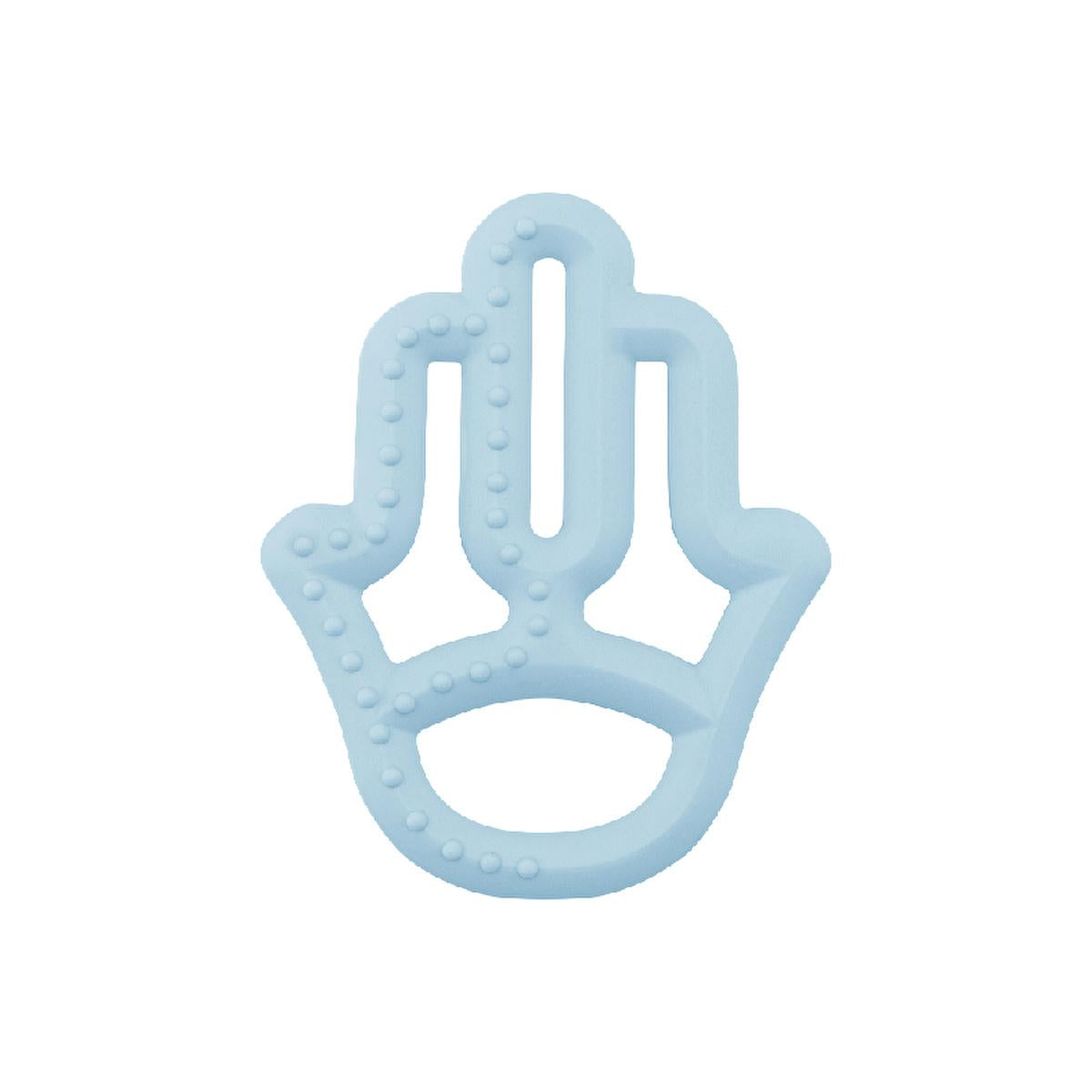 OiOi Baby Silicone Teether - Mineral Blue, Safe & Effective Teething Relief for Infants