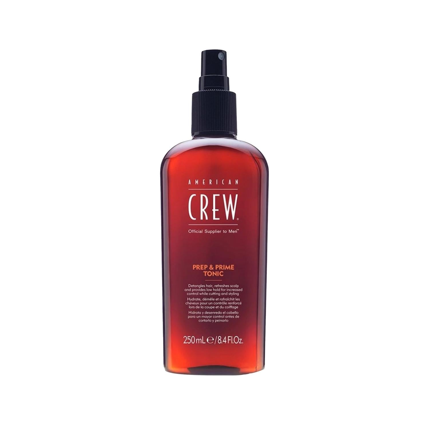American Crew Prep & Prime Hair Tonik for Men - 8.45 fl oz Styling & Priming Product for Grooming-Conscious Consumers
