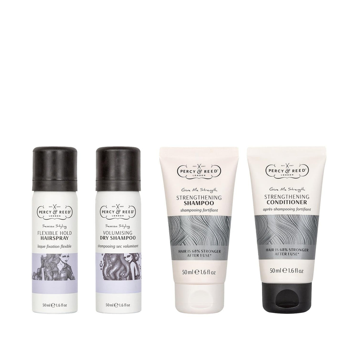 Percy & Reed Styling & Strengthening Hair Care Set