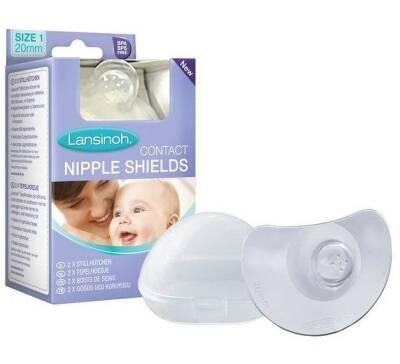 Lansinoh Breast Nipple Protector (2 Pieces x 20mm) - Breastfeeding Assistance for New Mothers