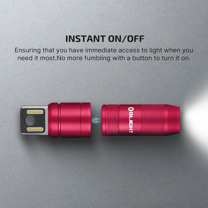 OLIGHT IMINI2PR imini 2 Rechargeable Mini Flashlight - Passionate Red