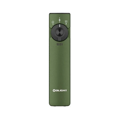 OLIGHT ARKFELDPRO3RODGV3 Arkfeld Pro Flat EDC Flashlight with LED Light UV and Laser - OD Green