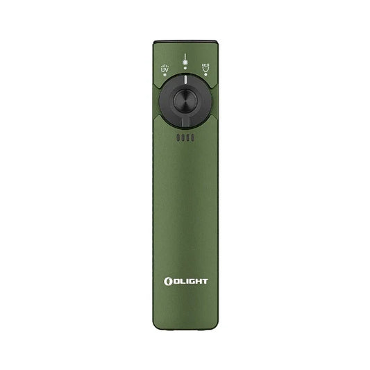 OLIGHT ARKFELDPRO3RODGV3 Arkfeld Pro Flat EDC Flashlight with LED Light UV and Laser - OD Green
