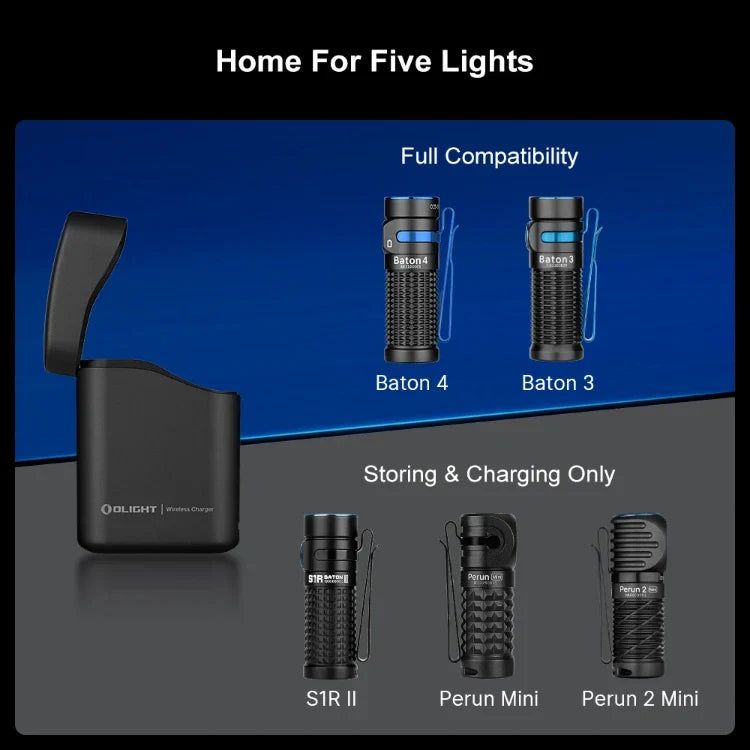 OLIGHT BATON4KITFTPL Baton 4 Powerful EDC Flashlight 1300 Lumens - Fighter Pilot-Premium