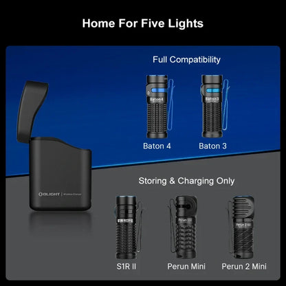 OLIGHT BATON4KITFTPL Baton 4 Powerful EDC Flashlight 1300 Lumens - Fighter Pilot-Premium